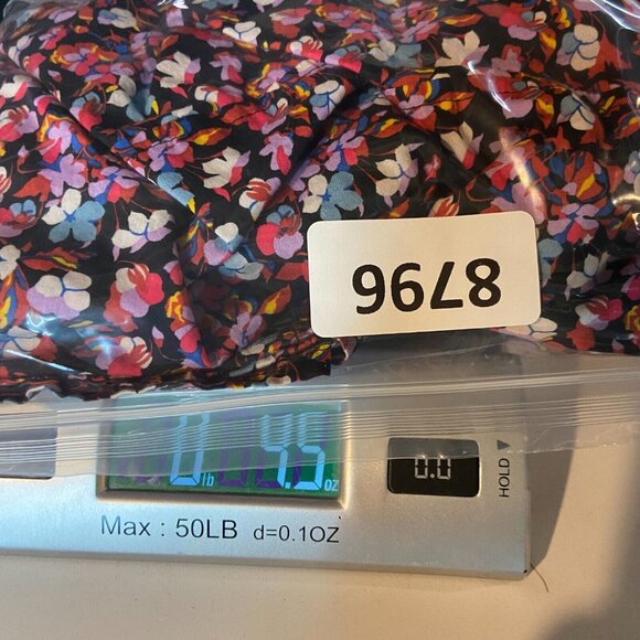 Liberty London J Crew Women 4 Floral Button Up Shirt Long Sleeve Casual Navy Top - Picture 10 of 10